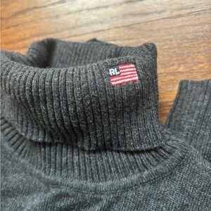 Vintage knit ralf lauren long sleeve turtle neck
